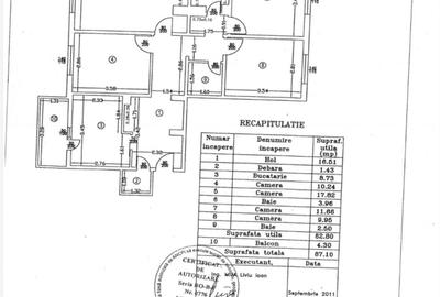 Apartament Premium / Mobilat Modern / 3 Dormitoare - 87 mp  / BLOC 1978 - 21