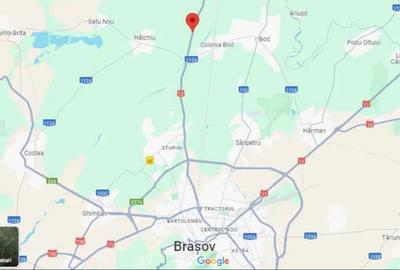 Teren intravilan 1.500 mp cu birou modular – DN13 Hălchiu–Feldioara - 4