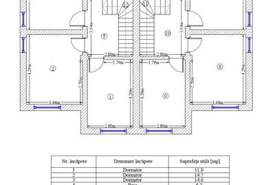 Duplex 5-6 camere 170mp | 0 comision | Balotesti| mobilat utilat | 200mp teren - 5