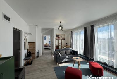 Apartament cu 2 camere semidecomandat, mobilat în Iris