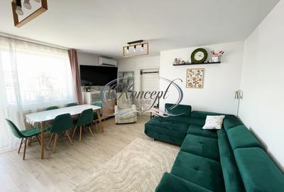 Apartament cu 3 camere semidecomandat, mobilat în Dâmbul Rotund