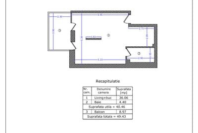 Studio spațios nou cu terasă | Sisești - 5