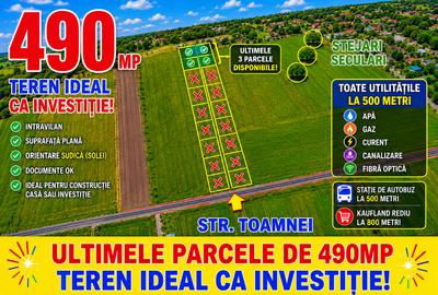 PACURARI-PLATOUL BELDIMAN, 490 MP , numai 20000 euro , ideal investitie - 2