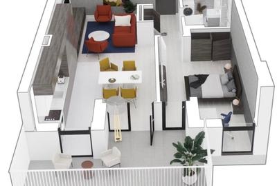 Apartament 2 camere nou | etaj 1 | predare la cheie  COMISION 0! - 1
