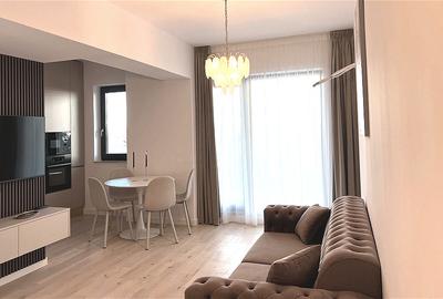 Apartament cu 2 camere semidecomandat, mobilat în Pipera