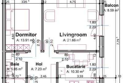 TVA inclus | Apartament 2 camere Pitesti | Zona Stadion - 1