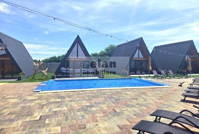Gruiu, Complex Turistic De Vânzare, 4 Cabane A-frame, Piscină, Spatiu - 3