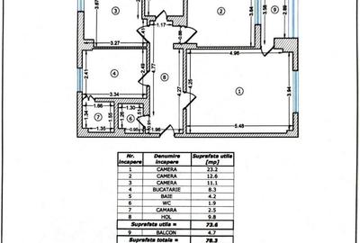 Militari Lujerului Virtutii, bloc 1988, apartament 3 camere decomandat cu 2 bai - 11