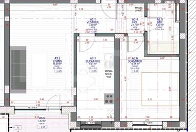 Apartament cu 2 camere decomandat în Mehala