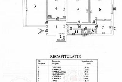 Apartament 3 camere, 70 mp, mobilat și utilat, lângă Mega Mall - 8