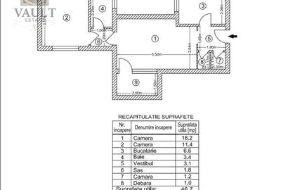 Apartament cu 2 camere semidecomandat, mobilat în Pantelimon