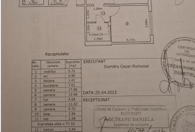 Apartament cu 4 camere decomandat, mobilat în Eroii Revoluției