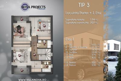 Casa finalizata cu HVAC |Pompa caldura |Ventiloconvectoare |Panouri fotovoltaice - 20