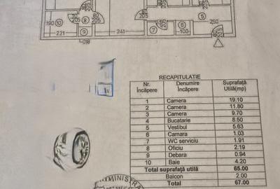 Apartament 3 camere de vânzare | Titan – Bulevardul 1 Decembrie 1918 | Etaj 1 | - 10