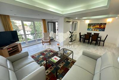 Apartament cu 4 camere semidecomandat, mobilat în Herăstrău