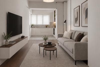 Apartament cu 2 camere semidecomandat în Central