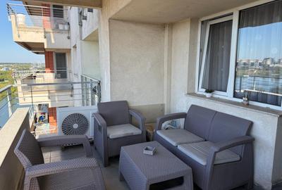 Apartament cu 3 camere decomandat, mobilat în Barbu Văcărescu