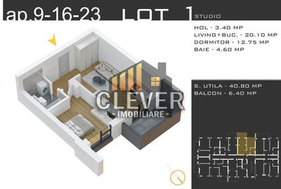 Apartament cu 2 camere decomandat în Theodor Pallady