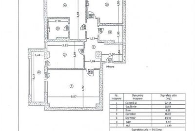 Apartament 3 camere, 84.51 mp utili, decomandat, 2 bai, in spatele H. Ramada - 10