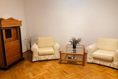 Apartament cu 3 camere decomandat, mobilat în Cișmigiu
