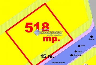 Teren Construcții intravilan de 518 mp, în Micești