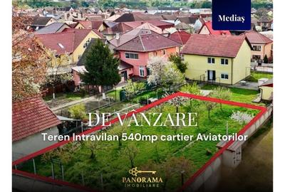Teren intravilan de vânzare in cartierul Aviatorilor, Mediaș - 1