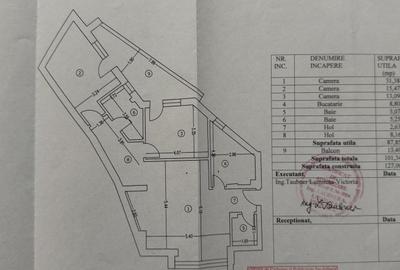 Apartament 3 camere ultracentral  imobil  2020 – terasă de 13 mp - 19