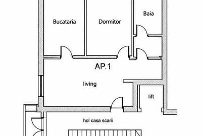 APARTAMENT 2 CAMERE | OTOPENI – I.C. BRĂTIANU NR. 6 - 6