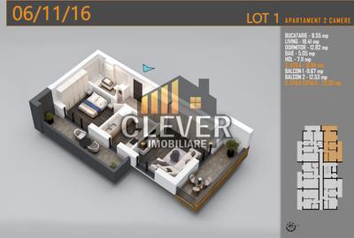 Apartament cu 2 camere decomandat în Theodor Pallady