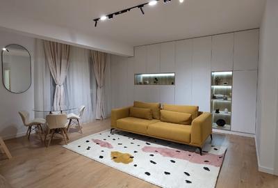 Apartament cu 2 camere semidecomandat, mobilat în Tunari