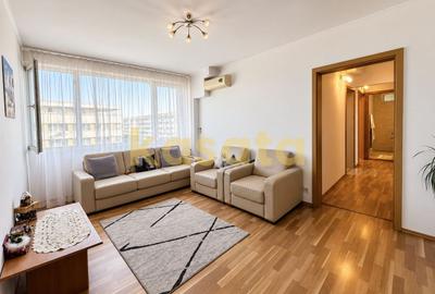 Apartament cu 3 camere semidecomandat, mobilat în Iancului