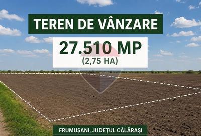 Teren agricol extravilan de 27510 mp, în Postăvari