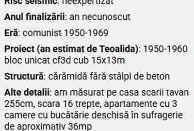 Apartament 2 camere Doamna Ghica - Parcul Tei - Strada Brasoveni 31 - Centrala - 15