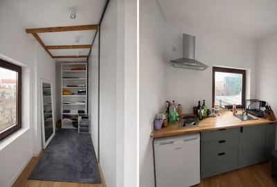 2 proprietăți în 1: apartament cu 4 camere + studio tip hotel la mansardă - 14