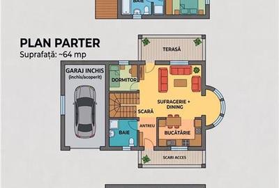 Casa individuala Livezeni, teren 815mp, cartier rezidential - 3