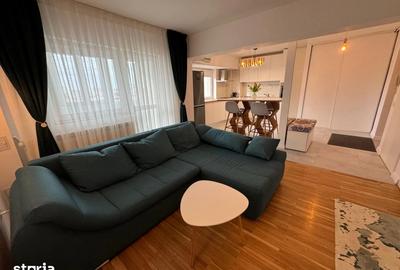 Apartament cu 2 camere semidecomandat, mobilat în P-ța Alba Iulia