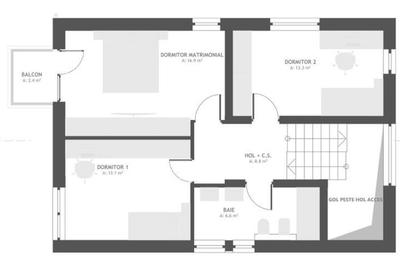 Casă individuală smart, mobilată | 110 mp utili | Teren 386 mp | 0% comision - 20