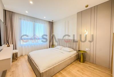 Apartament cu 2 camere semidecomandat, mobilat în Între Lacuri