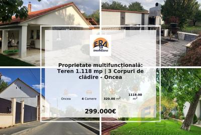 3 Corpuri de cladire | Teren 1.118 mp - Oncea, str. Cantaretului - 1