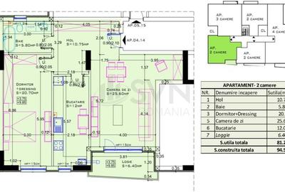 REA1023900 Apartament 2 camere de vanzare Aviatiei - 11