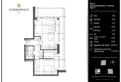 Apartament cu 2 camere decomandat, mobilat în Răcădău