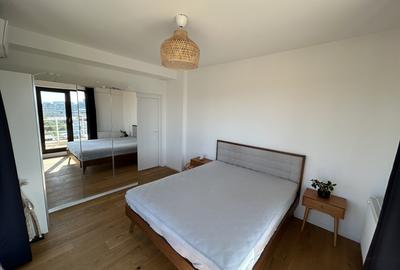 Penthouse 80 mp in Pipera — vedere panoramica si balcon de 36 mp jur imprejur - 13
