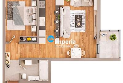 Apartamente Noi, 2 camere, COMAT TOWERS zona Dacia -Pacurari - 11