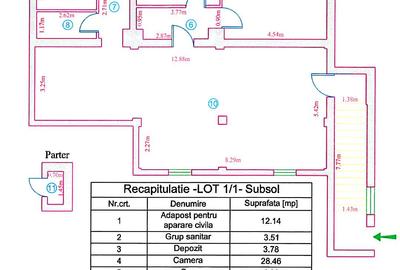 Spatiu comercial / birouri / depozitare - 128.6 mp - 3 locuri parcare in pret - 16