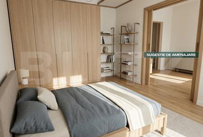 Apartament cu 3 camere circular, mobilat în Central