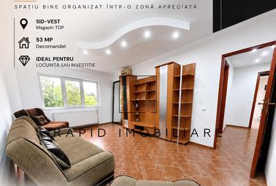 2 Camere | Etaj 3 | Magazin TOP | Sid-Vest | 53 mp | An '88 | Mobilat +Utilat - 1