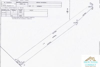 Teren 4.69ha (46900 mp), Petresti Dambovita la 4 km de A1 - 1