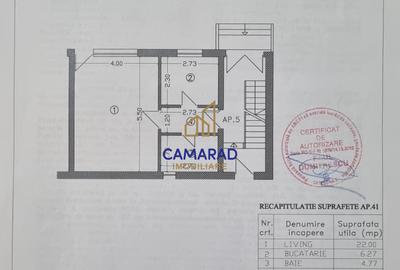 Garsoniera de vanzare cu curte si parcare | Popești-Leordeni - 20
