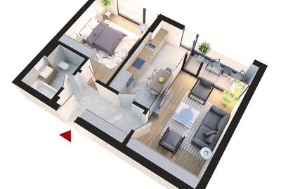 NOU Dotari Premium Ap 2 Camere Incalzire In Pardoseala Nou Rahova - 6