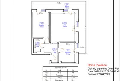 Apartament 2 camere,centrala proprie,zona Promenada Lacului Morii,TVA inclus - 30
